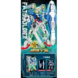 7136 CHIẾN BINH TÀI NĂNG bộ đồ chơi xếp lắp ráp ghép mô hình 825 khối