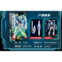 7136 CHIẾN BINH TÀI NĂNG bộ đồ chơi xếp lắp ráp ghép mô hình 825 khối