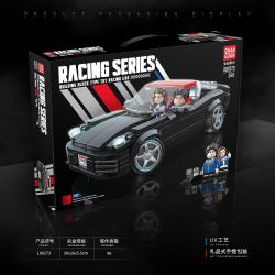 QuanGuan 100273 Quan Guan 100273 PORSCHE 911 bộ đồ chơi xếp lắp ráp ghép mô hình Racers Đua Tốc Độ 346 khối
