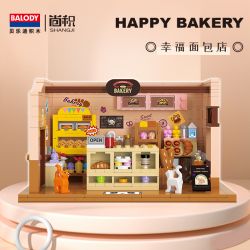 BALODY 21197 TIỆM BÁNH HẠNH PHÚC bộ đồ chơi xếp lắp ráp ghép mô hình HAPPY BAKERY 391 khối
