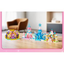 GUDI 9052A 9052B 9052C 9052D YE LUOLI MINI CASTLE 4 MÔ HÌNH bộ đồ chơi xếp lắp ráp ghép mô hình Girl Con Gái