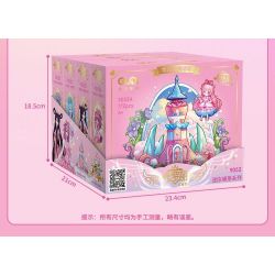 GUDI 9052A 9052B 9052C 9052D YE LUOLI MINI CASTLE 4 MÔ HÌNH bộ đồ chơi xếp lắp ráp ghép mô hình Girl Con Gái