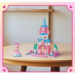 GUDI 9052A 9052B 9052C 9052D YE LUOLI MINI CASTLE 4 MÔ HÌNH bộ đồ chơi xếp lắp ráp ghép mô hình Girl Con Gái