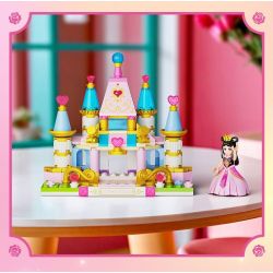 GUDI 9052A 9052B 9052C 9052D YE LUOLI MINI CASTLE 4 MÔ HÌNH bộ đồ chơi xếp lắp ráp ghép mô hình Girl Con Gái