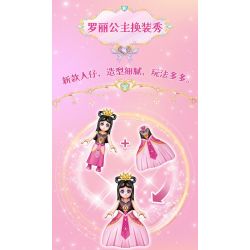 GUDI 9052A 9052B 9052C 9052D YE LUOLI MINI CASTLE 4 MÔ HÌNH bộ đồ chơi xếp lắp ráp ghép mô hình Girl Con Gái