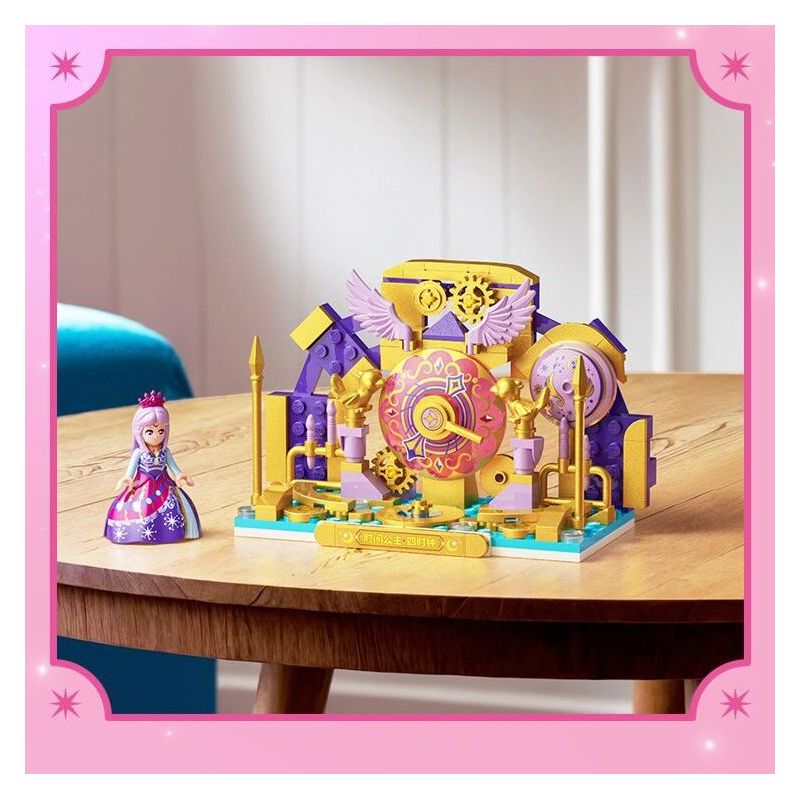 GUDI 9052A 9052B 9052C 9052D YE LUOLI MINI CASTLE 4 MÔ HÌNH bộ đồ chơi xếp lắp ráp ghép mô hình Girl Con Gái