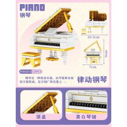 FORANGE FC8133 8133 NHẠC CỤ MINI 6 LOẠI bộ đồ chơi xếp lắp ráp ghép mô hình Creator Sáng Tạo 717 khối