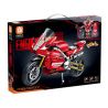 FORANGE FC9306 9306 XE MÁY CHIBIANJI ĐỔI ĐÔI MÀU ĐỎ bộ đồ chơi xếp lắp ráp ghép mô hình Technic ENGINE MORPH Kỹ Thuật Công Nghệ Cao Mô Hình Phương Tiện 594 khối