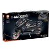 FORANGE FC9307 9307 XE MÁY CHIBIANJI TAY GA T-MAX MÀU ĐEN tỷ lệ 1:5 bộ đồ chơi xếp lắp ráp ghép mô hình Technic Kỹ Thuật Công Nghệ Cao Mô Hình Phương Tiện 1282 khối