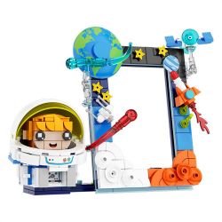 CAYI 12007 KHUNG ẢNH KHÔNG GIAN bộ đồ chơi xếp lắp ráp ghép mô hình SPACE PHOTO FRAME 284 khối