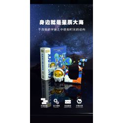 CAYI 12007 KHUNG ẢNH KHÔNG GIAN bộ đồ chơi xếp lắp ráp ghép mô hình SPACE PHOTO FRAME 284 khối