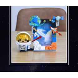 CAYI 12007 KHUNG ẢNH KHÔNG GIAN bộ đồ chơi xếp lắp ráp ghép mô hình SPACE PHOTO FRAME 284 khối