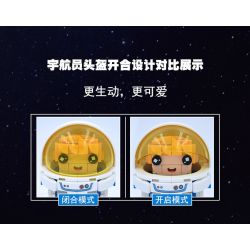 CAYI 12007 KHUNG ẢNH KHÔNG GIAN bộ đồ chơi xếp lắp ráp ghép mô hình SPACE PHOTO FRAME 284 khối