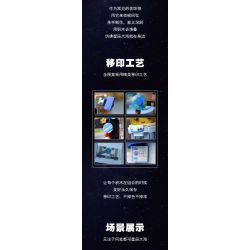 CAYI 12007 KHUNG ẢNH KHÔNG GIAN bộ đồ chơi xếp lắp ráp ghép mô hình SPACE PHOTO FRAME 284 khối