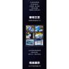 CAYI 12007 KHUNG ẢNH KHÔNG GIAN bộ đồ chơi xếp lắp ráp ghép mô hình SPACE PHOTO FRAME 284 khối