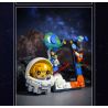 CAYI 12007 KHUNG ẢNH KHÔNG GIAN bộ đồ chơi xếp lắp ráp ghép mô hình SPACE PHOTO FRAME 284 khối