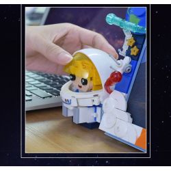 CAYI 12007 KHUNG ẢNH KHÔNG GIAN bộ đồ chơi xếp lắp ráp ghép mô hình SPACE PHOTO FRAME 284 khối