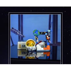 CAYI 12007 KHUNG ẢNH KHÔNG GIAN bộ đồ chơi xếp lắp ráp ghép mô hình SPACE PHOTO FRAME 284 khối