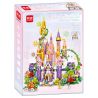 MINGDI LEIBAO K0916 0916 LÂU ĐÀI HOA CÔNG CHÚA bộ đồ chơi xếp lắp ráp ghép mô hình Girl PRINCESS CASTLE Con Gái 2562 khối