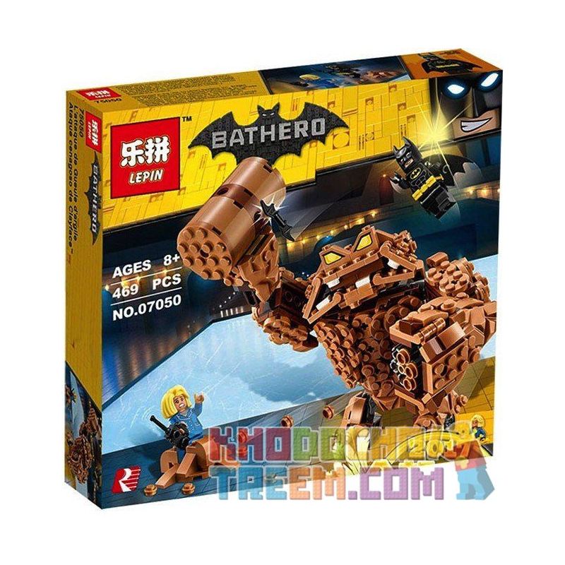 NOT Lego CLAYFACE SPLAT ATTACK 70904 Bela Lari 10632 LEPIN 07050 SHENG YUAN/SY SY870 xếp lắp ráp ghép mô hình TẤN CÔNG QUÁI VẬT ĐẤT ĐÁ SPLAT CLAYFACE The Lego Batman Movie Người Dơi Bảo Vệ Gotham 448 khối