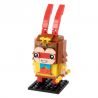 CAYI 2502A TÔN NGỘ KHÔNG bộ đồ chơi xếp lắp ráp ghép mô hình Brickheadz Nhân Vật Đầu To