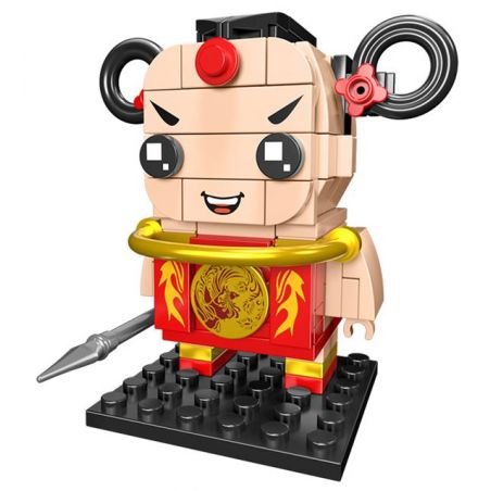 CAYI 2502E CẬU BÉ ĐỎ bộ đồ chơi xếp lắp ráp ghép mô hình Brickheadz Nhân Vật Đầu To