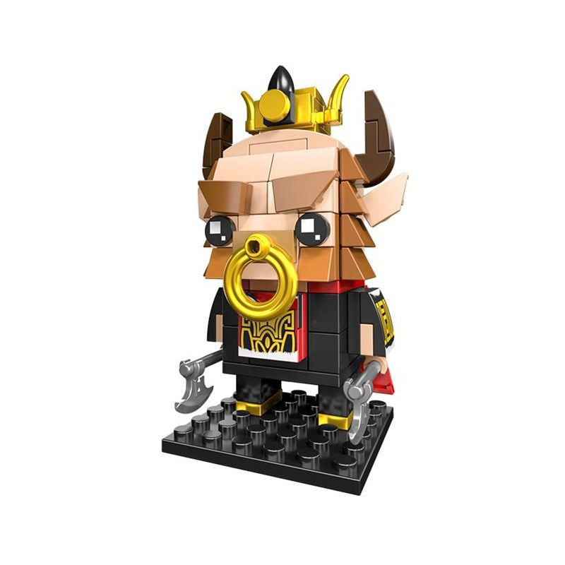 CAYI 2502F non Lego BÒ QUỶ VƯƠNG bộ đồ chơi xếp lắp ráp ghép mô hình Brickheadz Nhân Vật Đầu To