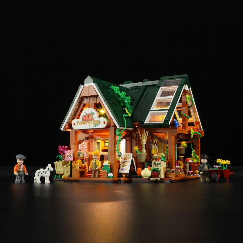 LUMIBRICKS FUNWHOLE F9029 9029 CUỘC SỐNG NÔNG TRẠI CỬA HÀNG SẢN XUẤT bộ đồ chơi xếp lắp ráp ghép mô hình Creator Sáng Tạo 1523 khối