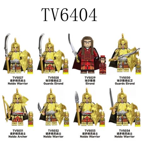 TV 5027 5028 5029 5030 5031 5032 5033 5034 6404 CHÚA TỂ CỦA NHỮNG CHIẾC NHẪN NHÂN VẬT NHỎ 8 LOẠI bộ đồ chơi xếp lắp ráp ghép mô hình The Lord Of The Rings Chúa Nhẫn