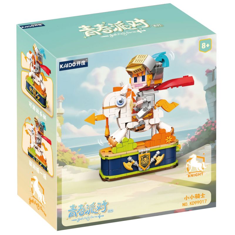 KAIDO KD99017 99017 ĐẢNG THANH NIÊN HIỆP SĨ NHỎ bộ đồ chơi xếp lắp ráp ghép mô hình YOUTH PARTY KNIGHT 486 khối