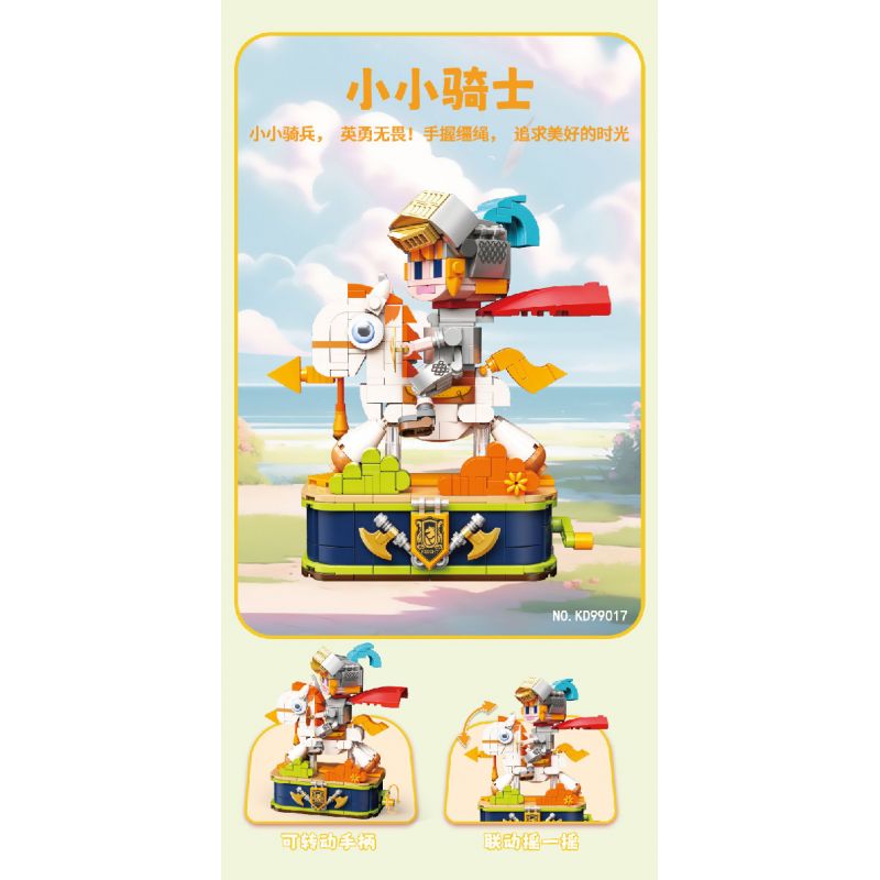 KAIDO KD99017 99017 ĐẢNG THANH NIÊN HIỆP SĨ NHỎ bộ đồ chơi xếp lắp ráp ghép mô hình YOUTH PARTY KNIGHT 486 khối