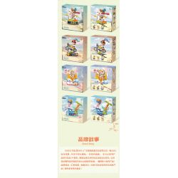 KAIDO KD99018 99018 BỮA TIỆC THANH NIÊN NHỮNG CÔ GÁI XE MÁY bộ đồ chơi xếp lắp ráp ghép mô hình YOUTH PARTY MOTOR 577 khối