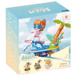 KAIDO KD99020 99020 BỮA TIỆC THANH NIÊN CÔ GÁI LƯỚT SÓNG bộ đồ chơi xếp lắp ráp ghép mô hình YOUTH PARTY SURGING 493 khối