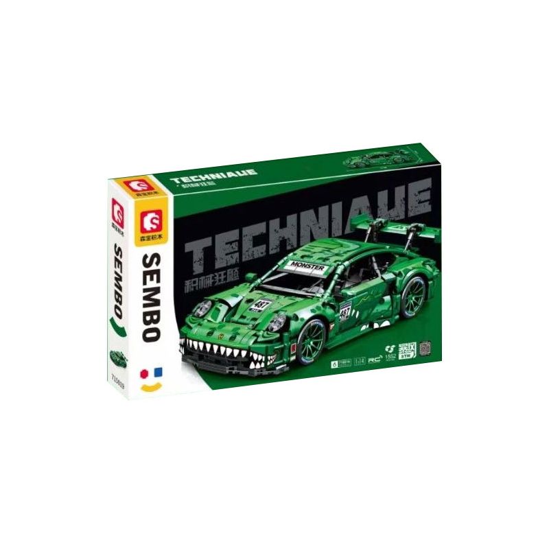 SEMBO 715019 non  TÍCH LŨY CRAZY RUSH 715019 tỷ lệ 1:14 bộ đồ chơi xếp lắp ráp ghép mô hình  Kỹ Thuật Công Nghệ Cao Mô Hình Phương Tiện 1552 khối