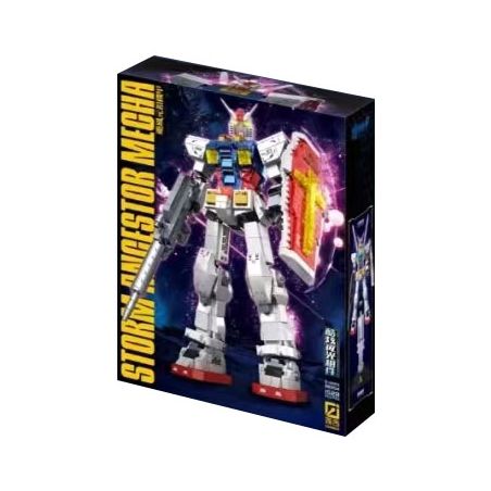 GUANJI BB804 GUOCHUANG MECHA CƠN BÃO YUAN bộ đồ chơi xếp lắp ráp ghép mô hình Movie & Game STORM ANGESTOR MECHA Phim Và Trò Chơi 1528 khối