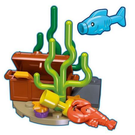 JIESTAR 59049 ĐÁY BIỂN bộ đồ chơi xếp lắp ráp ghép mô hình Creator Sáng Tạo 21 khối