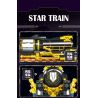 JIESTAR 58113 TÀU MÁI VÒM NGÔI SAO bộ đồ chơi xếp lắp ráp ghép mô hình STAR TRAIN 1270 khối