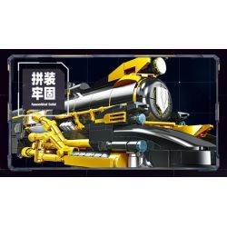 JIESTAR 58113 TÀU MÁI VÒM NGÔI SAO bộ đồ chơi xếp lắp ráp ghép mô hình STAR TRAIN 1270 khối