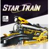 JIESTAR 58113 TÀU MÁI VÒM NGÔI SAO bộ đồ chơi xếp lắp ráp ghép mô hình STAR TRAIN 1270 khối
