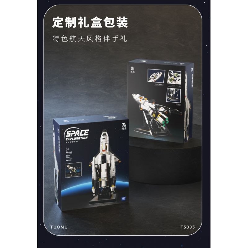 TAKUGI T5005 5005 KHÁM PHÁ KHÔNG GIAN TÀU CON THOI VŨ TRỤ bộ đồ chơi xếp lắp ráp ghép mô hình City SPACE EXPLANATION Thành Phố 1274 khối