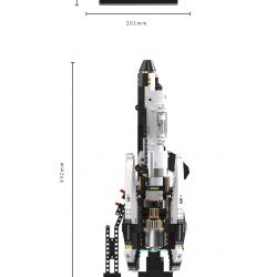 TAKUGI T5005 5005 KHÁM PHÁ KHÔNG GIAN TÀU CON THOI VŨ TRỤ bộ đồ chơi xếp lắp ráp ghép mô hình City SPACE EXPLANATION Thành Phố 1274 khối