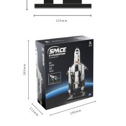 TAKUGI T5005 5005 KHÁM PHÁ KHÔNG GIAN TÀU CON THOI VŨ TRỤ bộ đồ chơi xếp lắp ráp ghép mô hình City SPACE EXPLANATION Thành Phố 1274 khối
