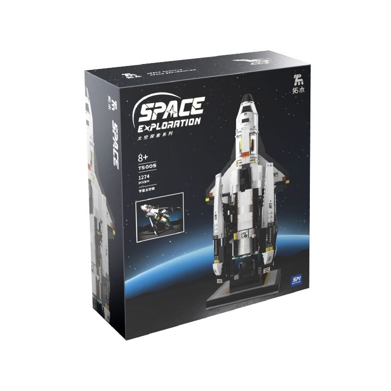 TAKUGI T5005 5005 KHÁM PHÁ KHÔNG GIAN TÀU CON THOI VŨ TRỤ bộ đồ chơi xếp lắp ráp ghép mô hình City SPACE EXPLANATION Thành Phố 1274 khối