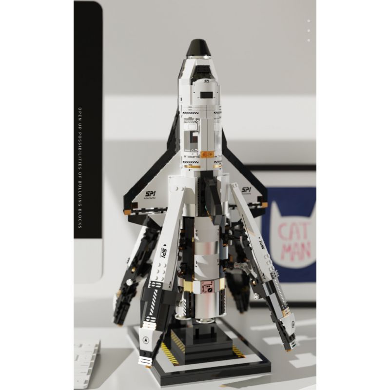 TAKUGI T5005 5005 KHÁM PHÁ KHÔNG GIAN TÀU CON THOI VŨ TRỤ bộ đồ chơi xếp lắp ráp ghép mô hình City SPACE EXPLANATION Thành Phố 1274 khối