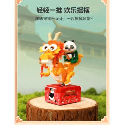 PANTASY 86510 KUNG FU PANDA CRANE SẾU CỦA PO bộ đồ chơi xếp lắp ráp ghép mô hình Movie & Game Phim Và Trò Chơi 300 khối