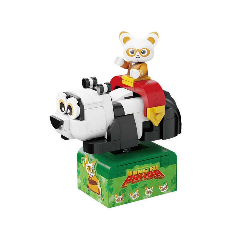 PANTASY 86513 XE KUNG FU PANDA RACCOON BẬC THẦY bộ đồ chơi xếp lắp ráp ghép mô hình Movie & Game Phim Và Trò Chơi 300 khối