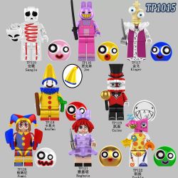 TP 115 116 117 118 119 120 121 122 1015 RẠP XIẾC SỐ MA THUẬT 8 NHÂN VẬT NHỎ bộ đồ chơi xếp lắp ráp ghép mô hình Movie & Game THE AMAZING DIGITAL CIRCUS Phim Và Trò Chơi