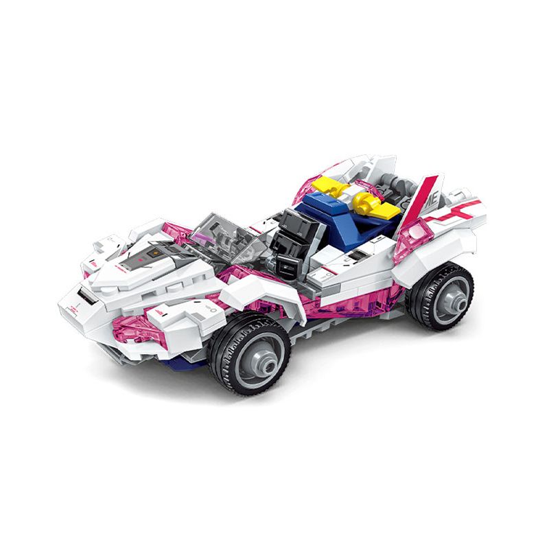 SEMBO 714310 non  HẠM ĐỘI THÚ VỊ CỖ XE KỲ LÂN bộ đồ chơi xếp lắp ráp ghép mô hình Racers Đua Tốc Độ 240 khối