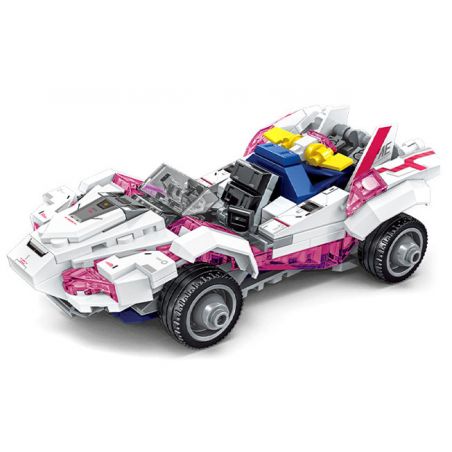 SEMBO 714310 HẠM ĐỘI THÚ VỊ CỖ XE KỲ LÂN bộ đồ chơi xếp lắp ráp ghép mô hình Racers Đua Tốc Độ 240 khối