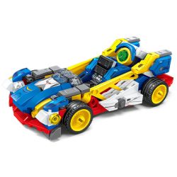 SEMBO 714315 HẠM ĐỘI MÁT MẺ CỖ XE CÁNH BAY bộ đồ chơi xếp lắp ráp ghép mô hình Racers Đua Tốc Độ 257 khối